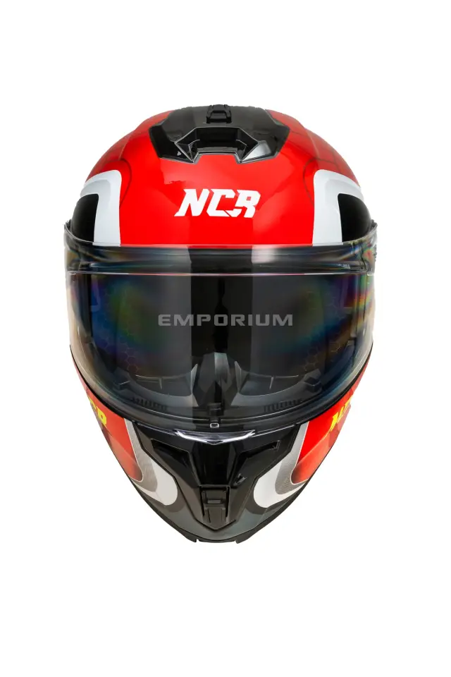 Vega Çene Açılır Güneş Vizörlü Kask  (ECE-06) Parlak Kırmızı