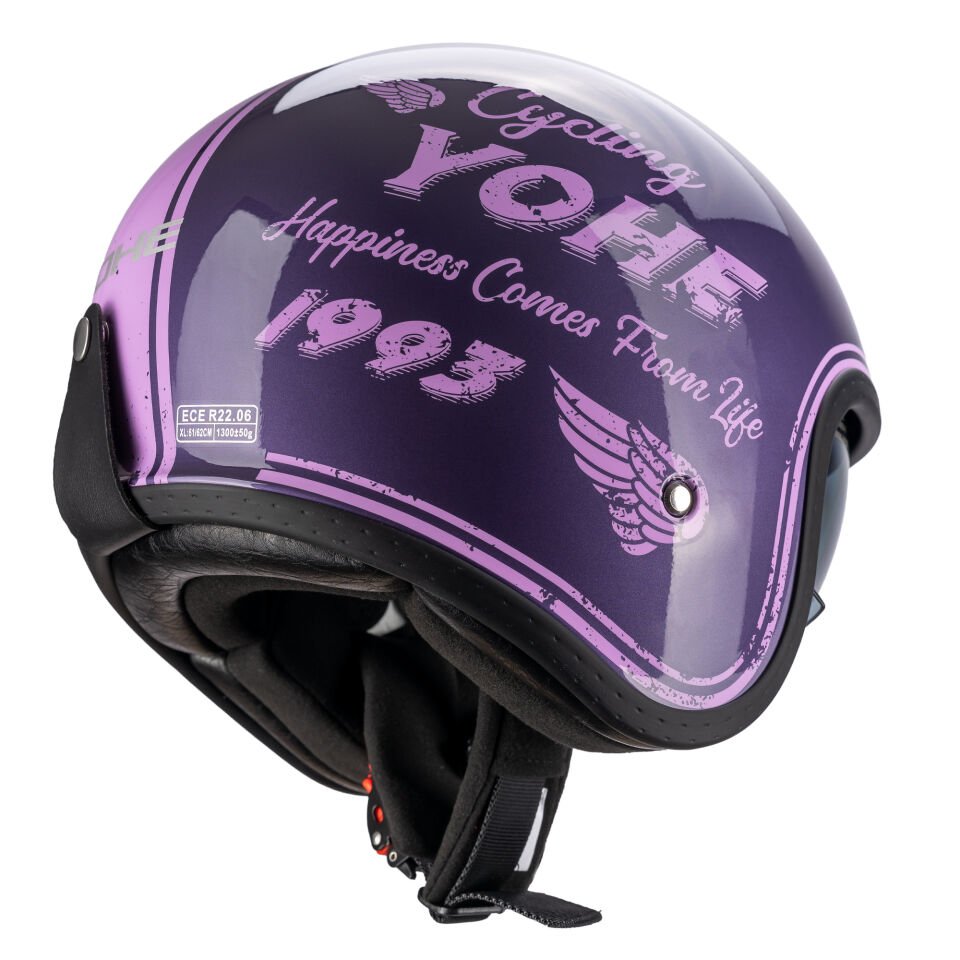 Yohe 880 Retro Motor Kaskı (Ece-22.06)