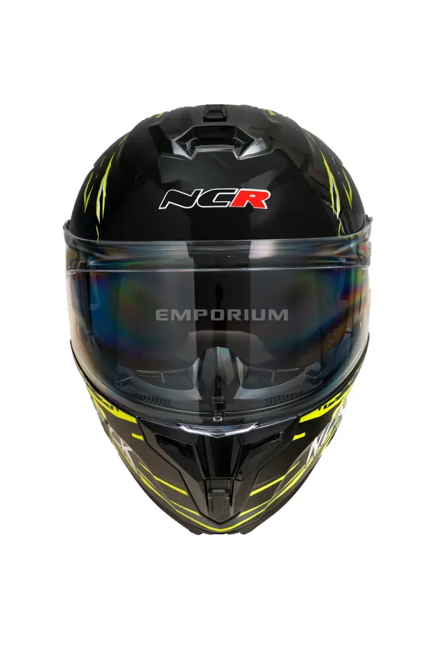 Vega Çene Açılır Güneş Vizörlü Kask  (ECE-06) Uzaylı Sarı