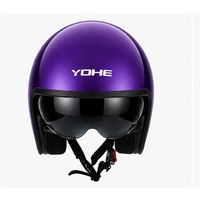 Yohe 880 Retro Motor Kaskı (Ece-22.06) Mor