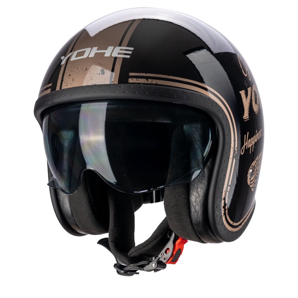 Yohe 880 Retro Motor Kaskı (Ece-22.06)