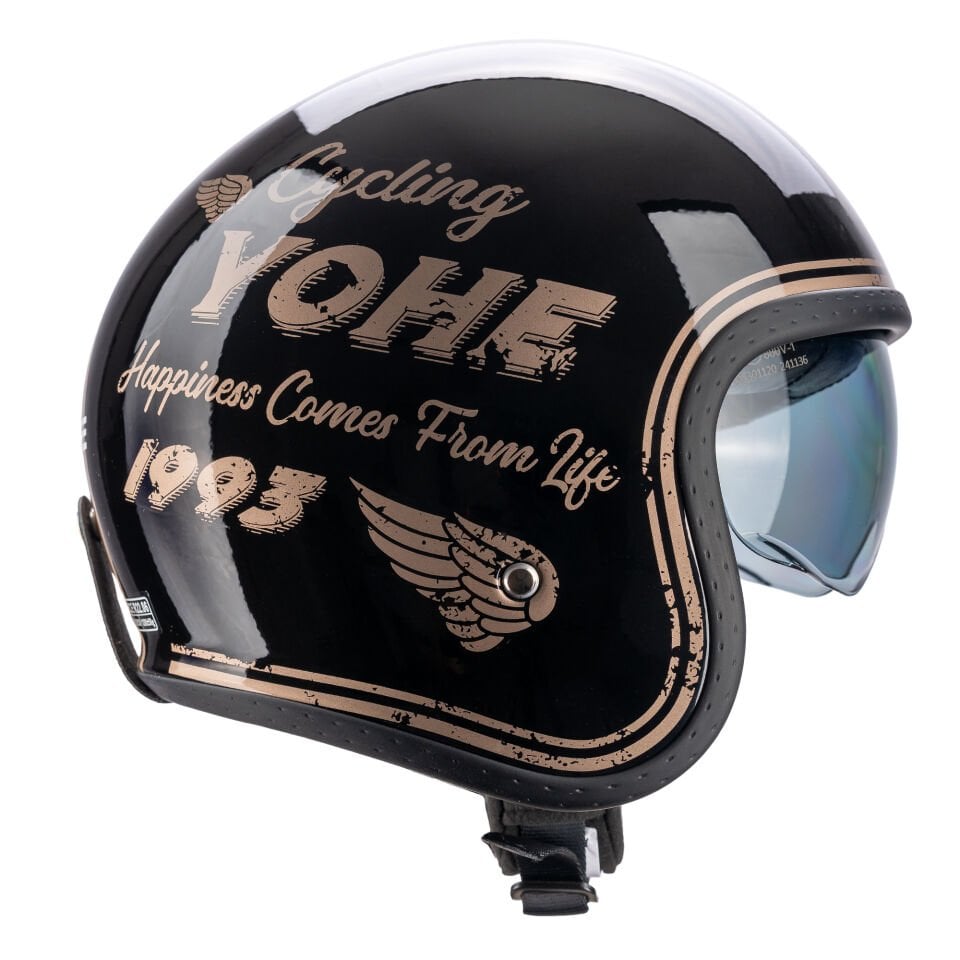 Yohe 880 Retro Motor Kaskı (Ece-22.06)