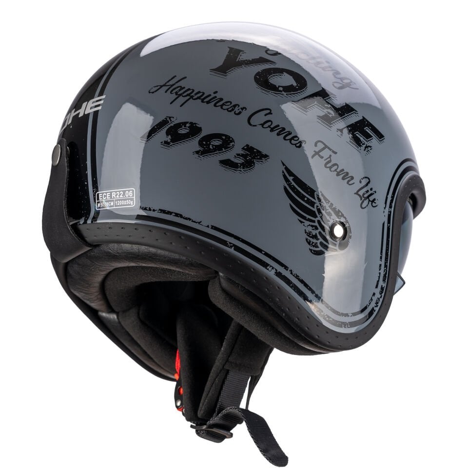 Yohe 880 Retro Motor Kaskı (Ece-22.06)