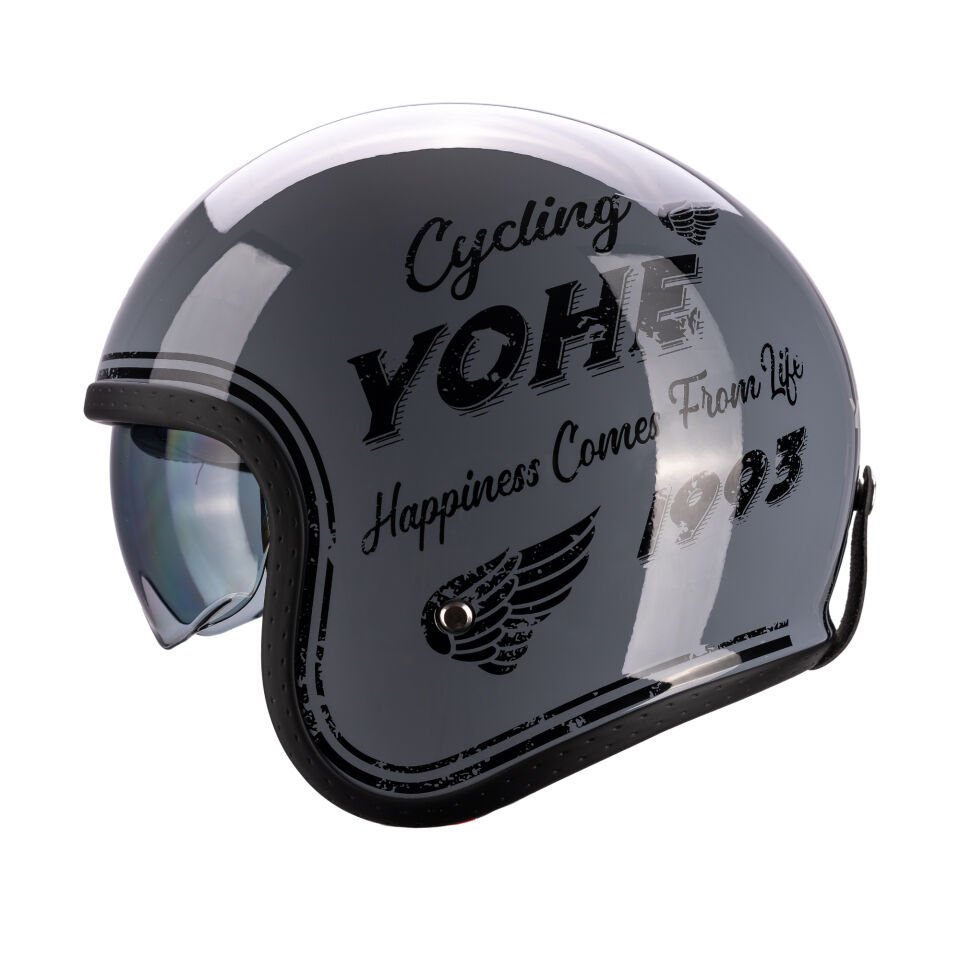 Yohe 880 Retro Motor Kaskı (Ece-22.06)