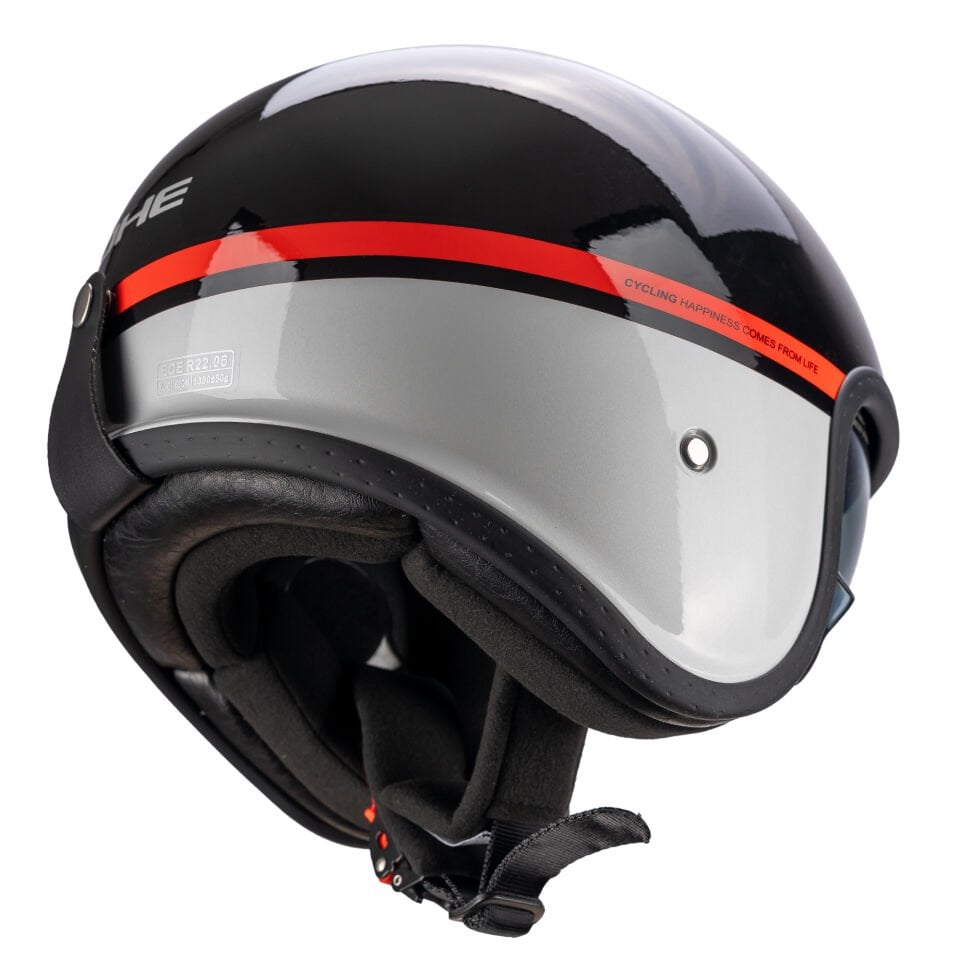 Yohe 880 Retro Motor Kaskı (Ece-22.06)