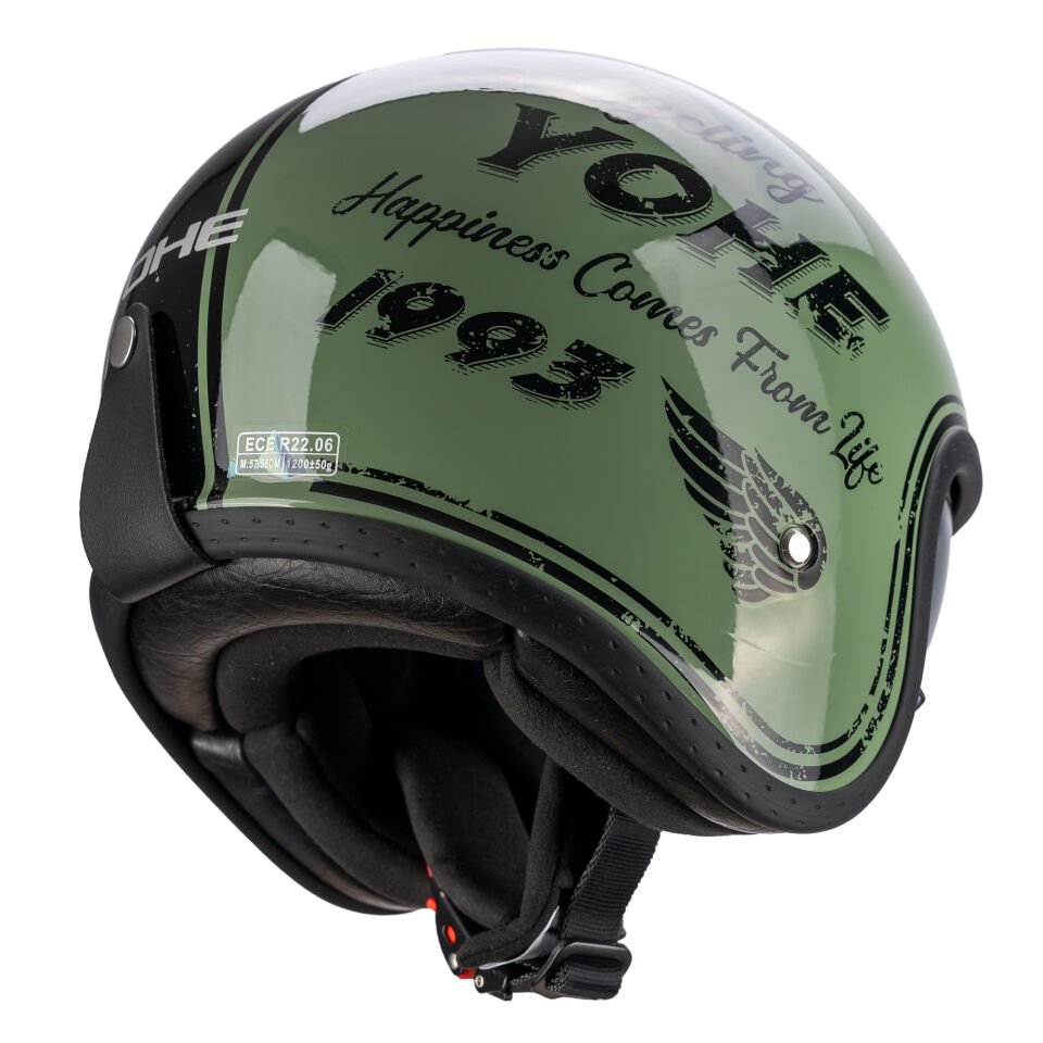 Yohe 880 Retro Motor Kaskı (Ece-22.06)