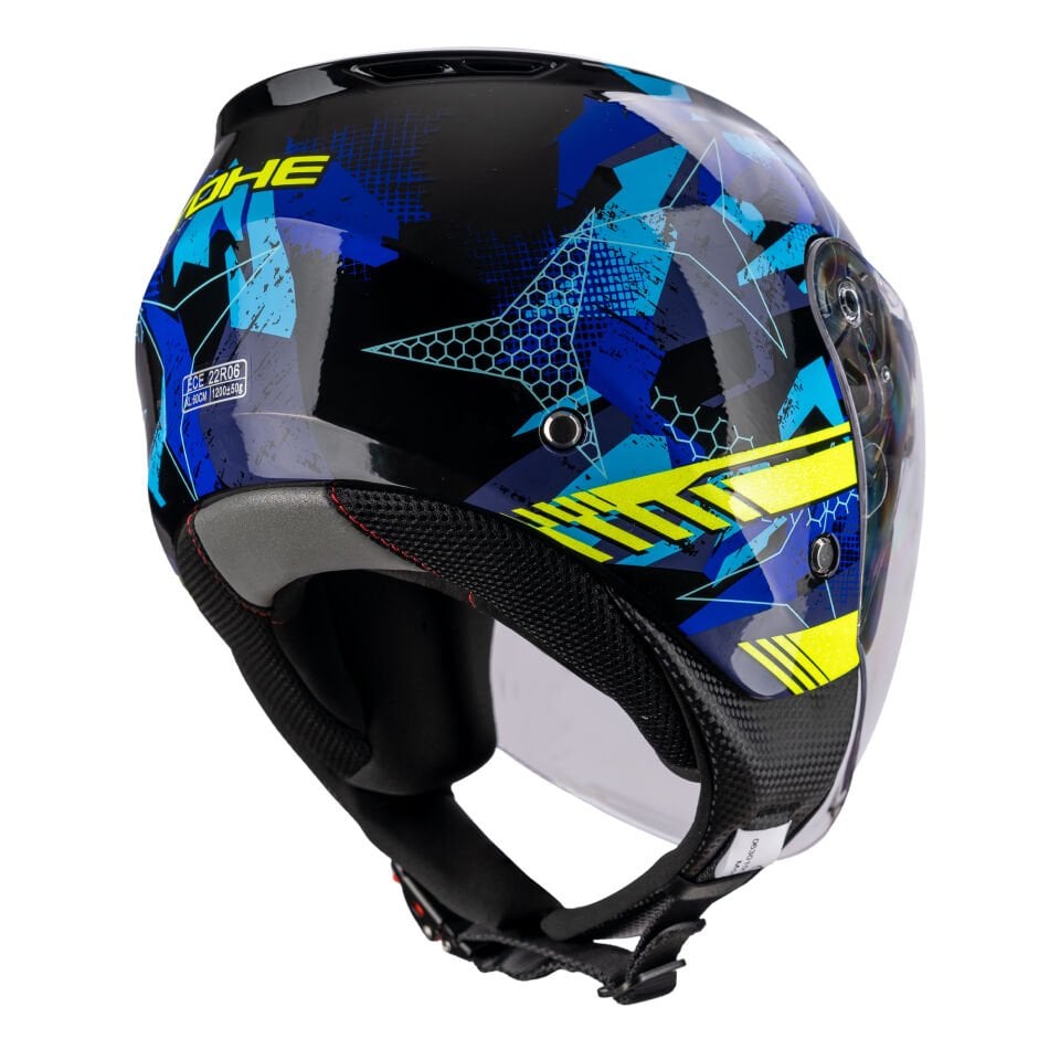 Yohe Jet  Motor Kaskı (Ece-22.06)