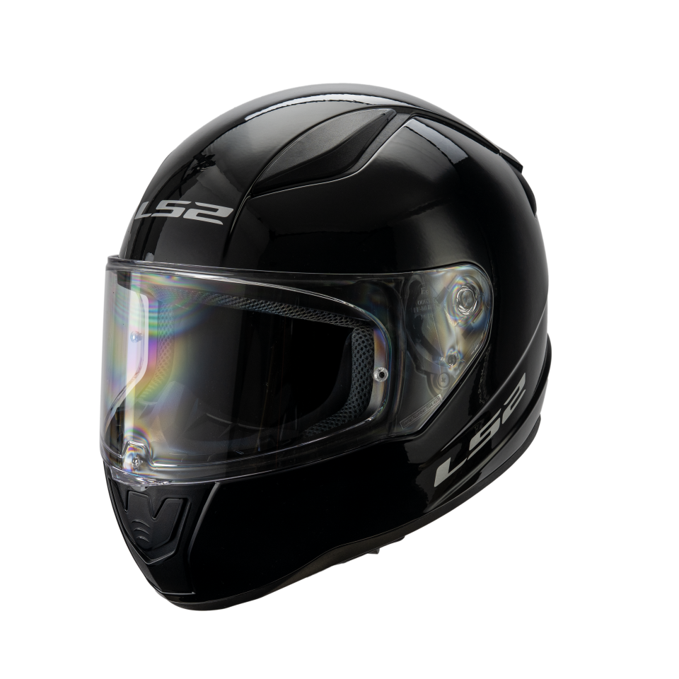 LS2 Rapid II Motor Kaskı Yeni Seri Parlak Siyah (ECE 22.06 )