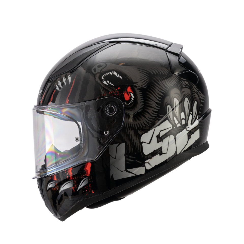 LS2 Rapid 2 Motor Kaskı Yeni Seri Claw Black (ECE 22.06)