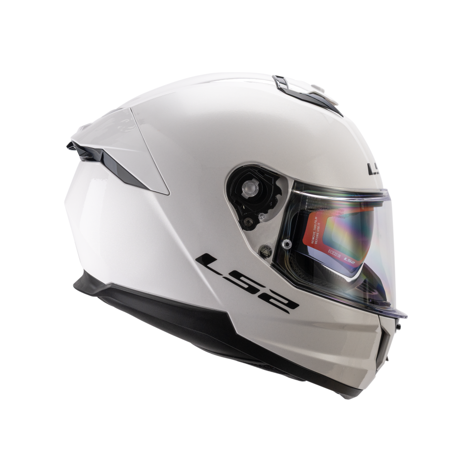LS2  Stream II Motor Kaskı Yeni Seri Beyaz (ECE 22.06)