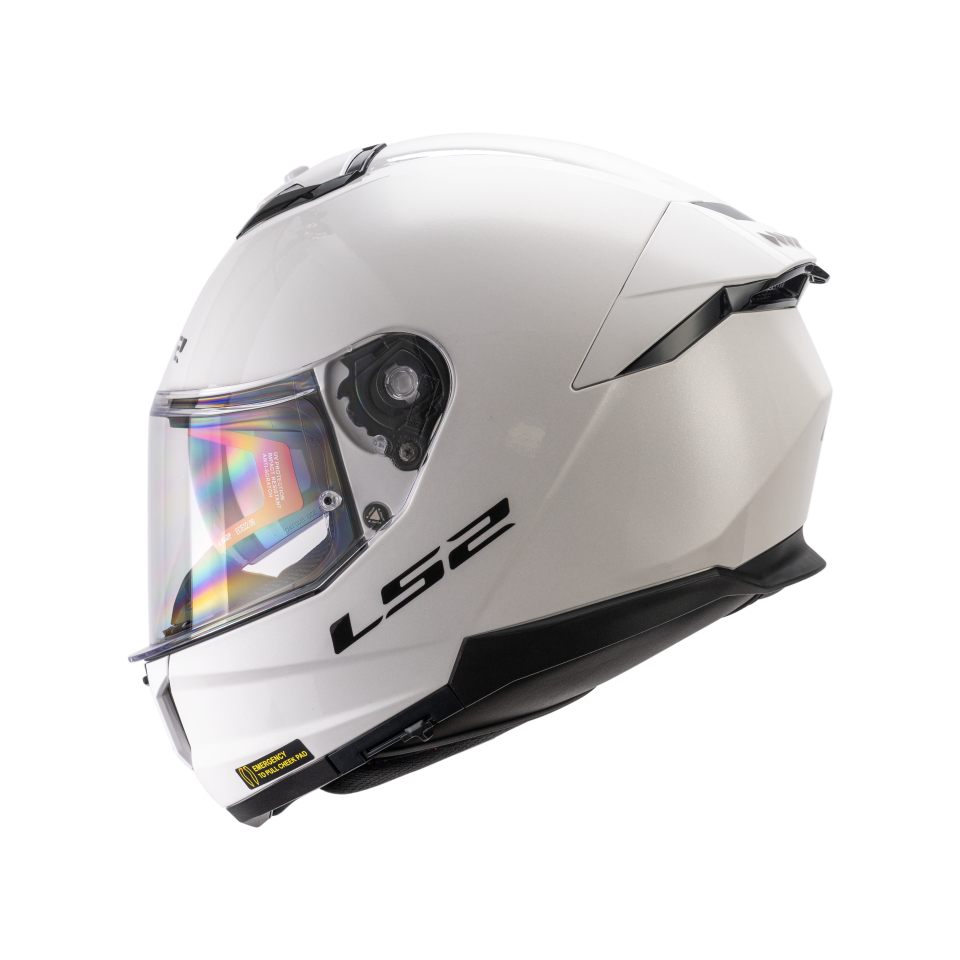 LS2  Stream II Motor Kaskı Yeni Seri Beyaz (ECE 22.06)