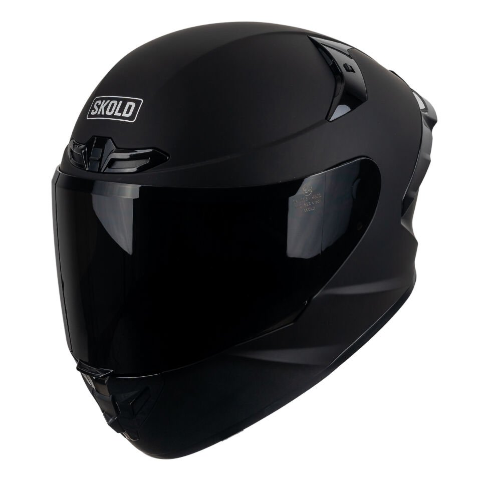 Skold Rapid Kapalı Kask (ECE-22.06) Mat Siyah