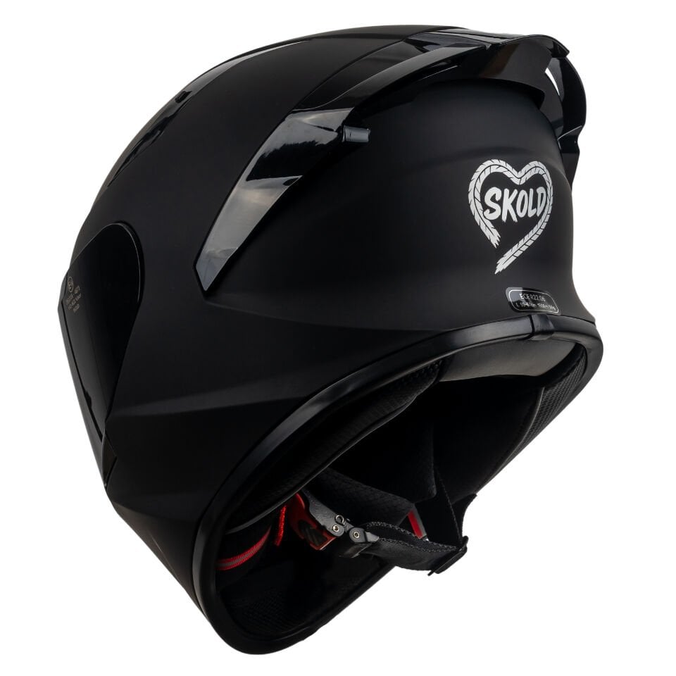 Skold Rapid Kapalı Kask (ECE-22.06) Mat Siyah