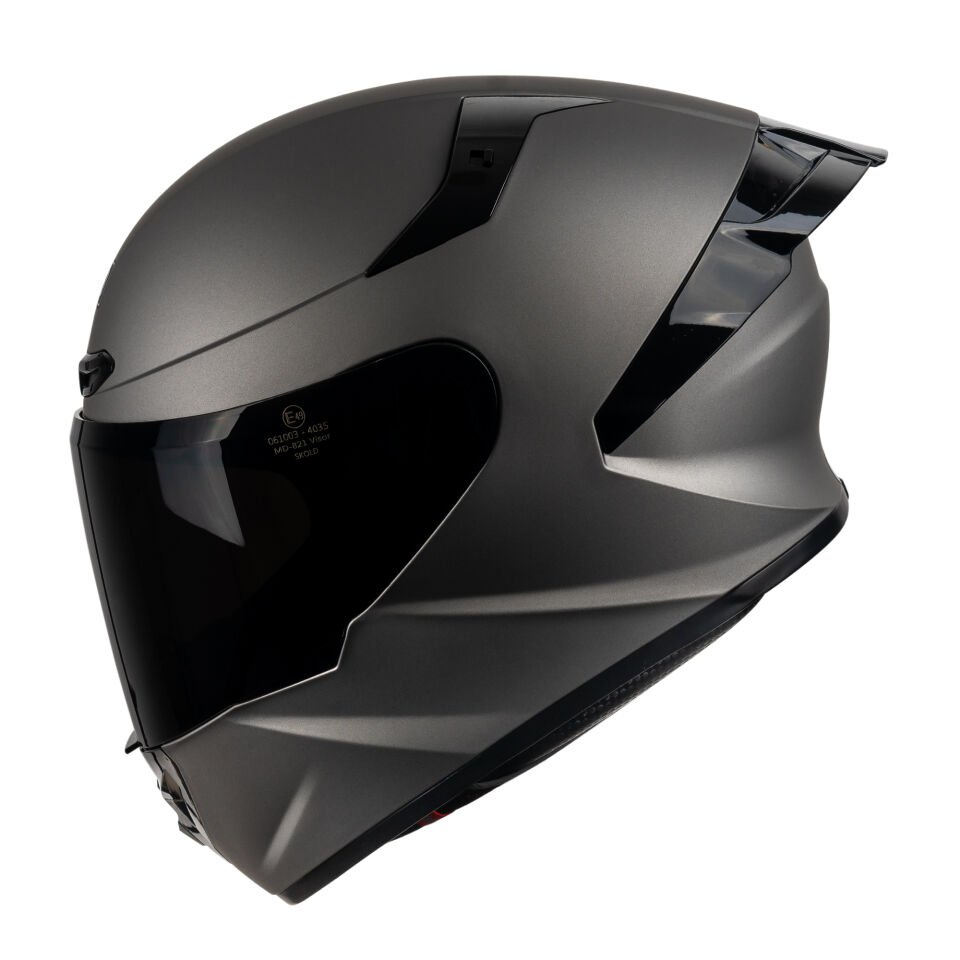 Skold Rapid Kapalı Kask (ECE-22.06) Titanyum Gri