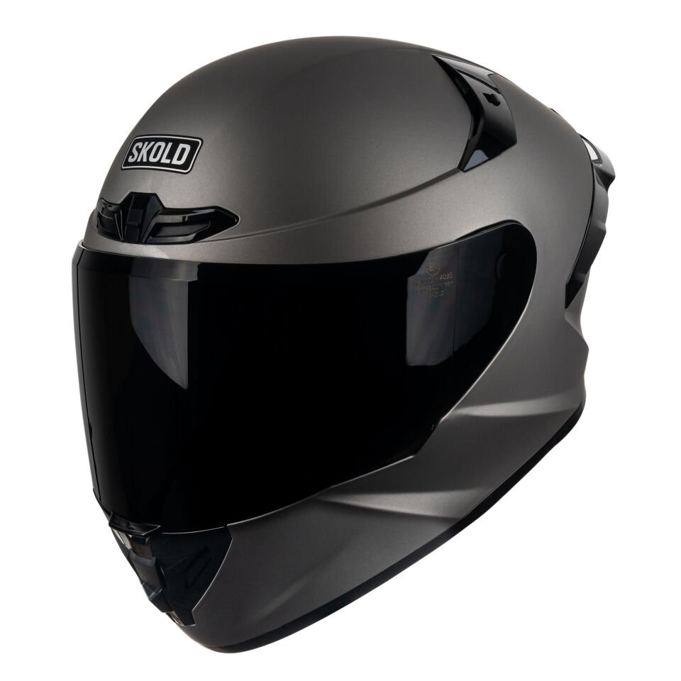Skold Rapid Kapalı Kask (ECE-22.06) Titanyum Gri