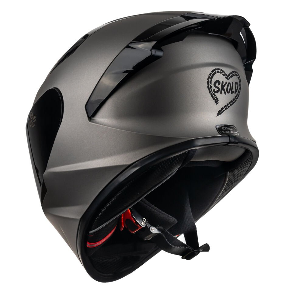 Skold Rapid Kapalı Kask (ECE-22.06) Titanyum Gri