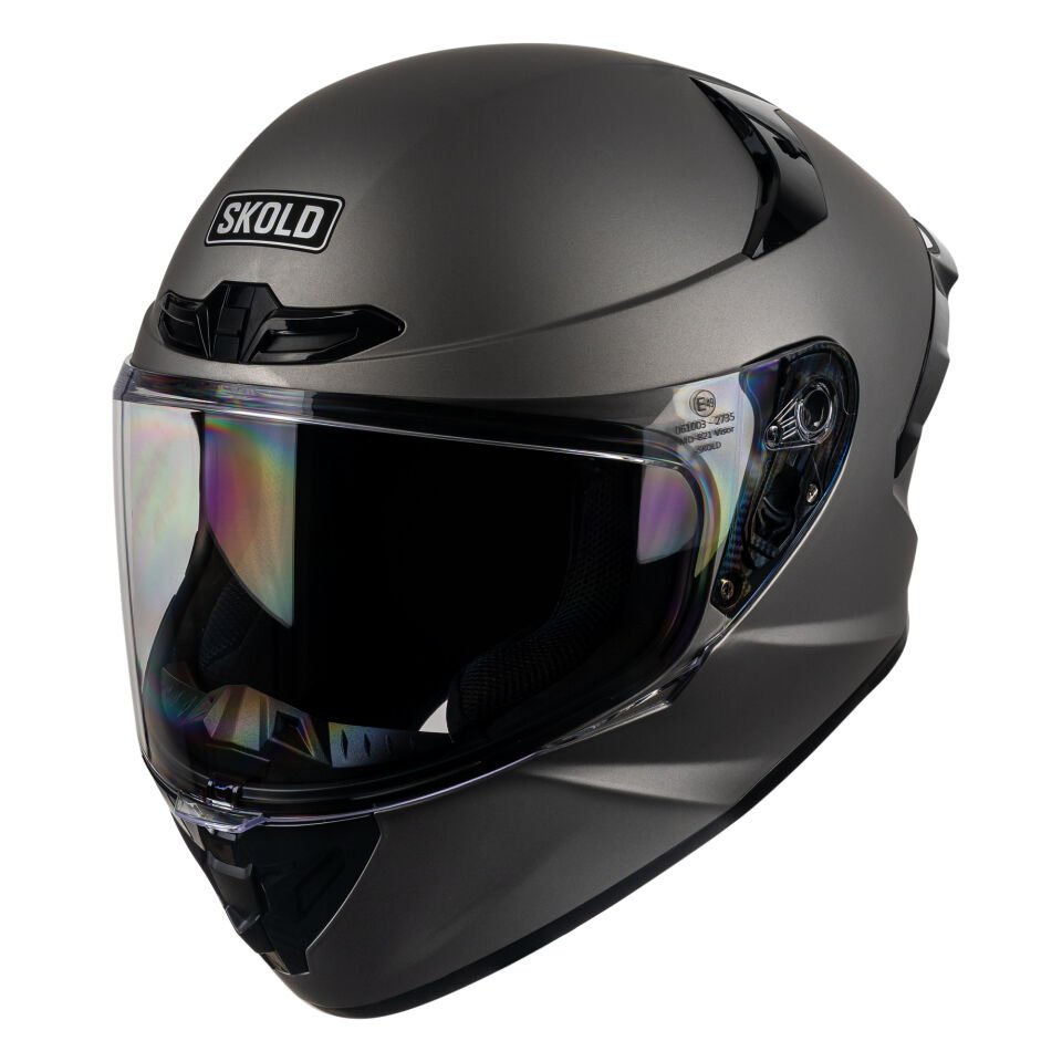 Skold Rapid Kapalı Kask (ECE-22.06) Titanyum Gri