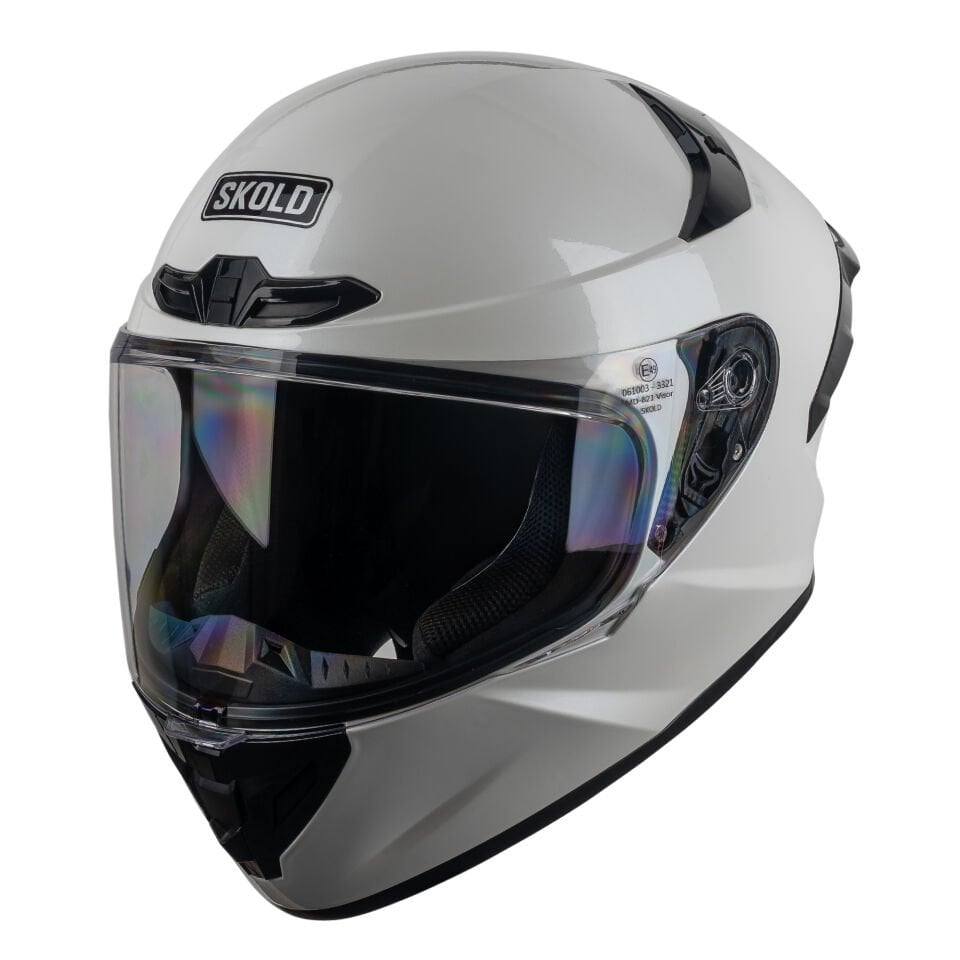Skold Rapid Kapalı Kask (ECE-22.06) Sedefli Beyaz