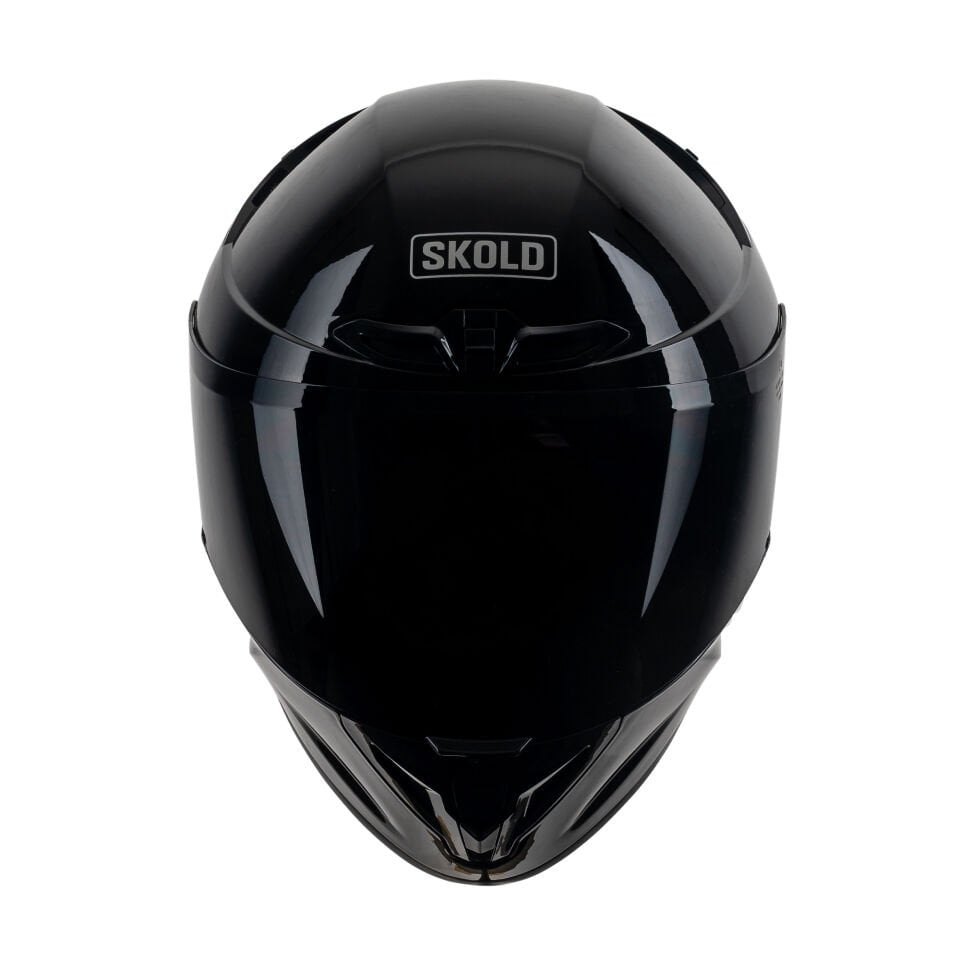 Skold Rapid Kapalı Kask (ECE-22.06) Parlak Siyah