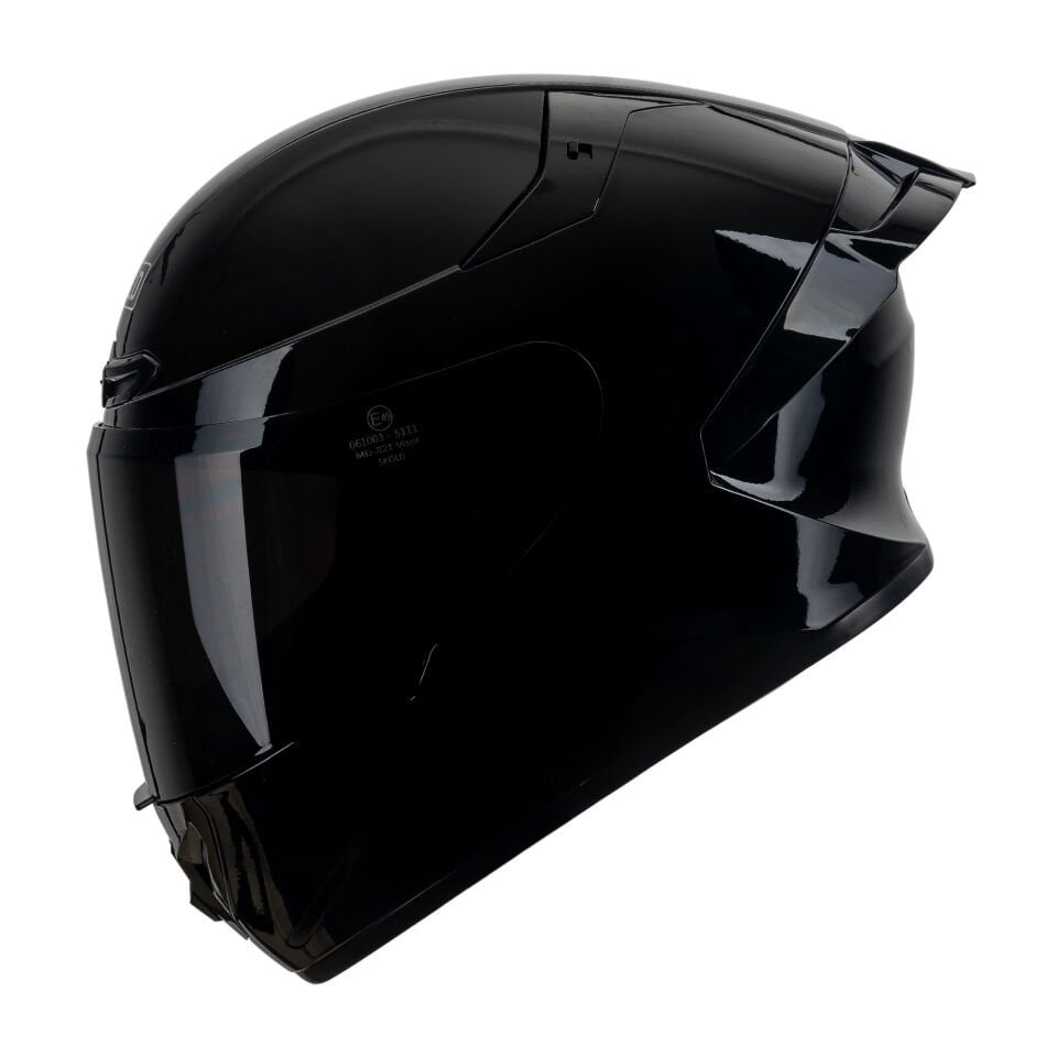 Skold Rapid Kapalı Kask (ECE-22.06) Parlak Siyah
