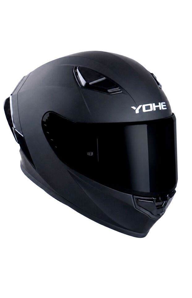 Yohe 988 Mat Siyah Kapalı Kask