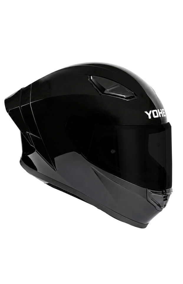 Yohe 988 Parlak Siyah Kapalı Kask