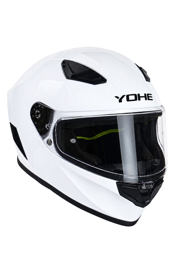 Yohe 988 Parlak Beyaz Kapalı Kask