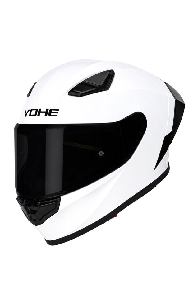 Yohe 988 Parlak Beyaz Kapalı Kask