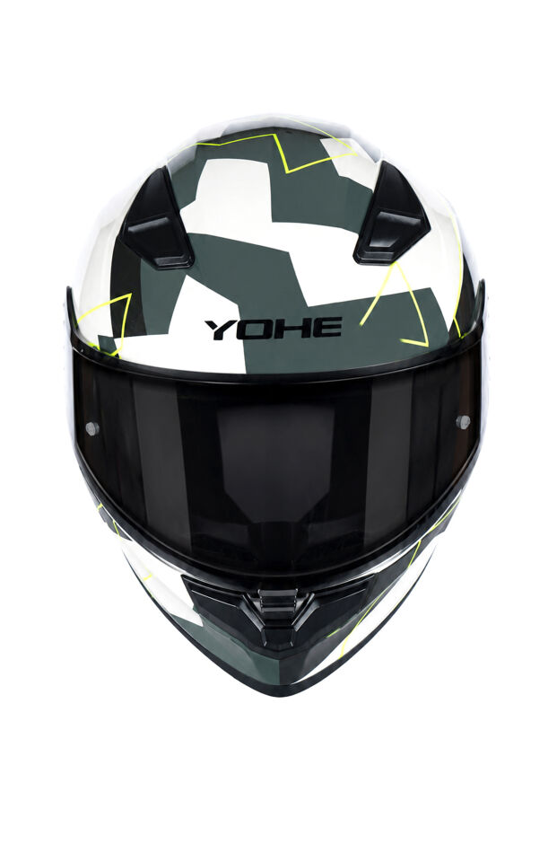 Yohe 988 Kamuflaj Desen Kapalı Kask