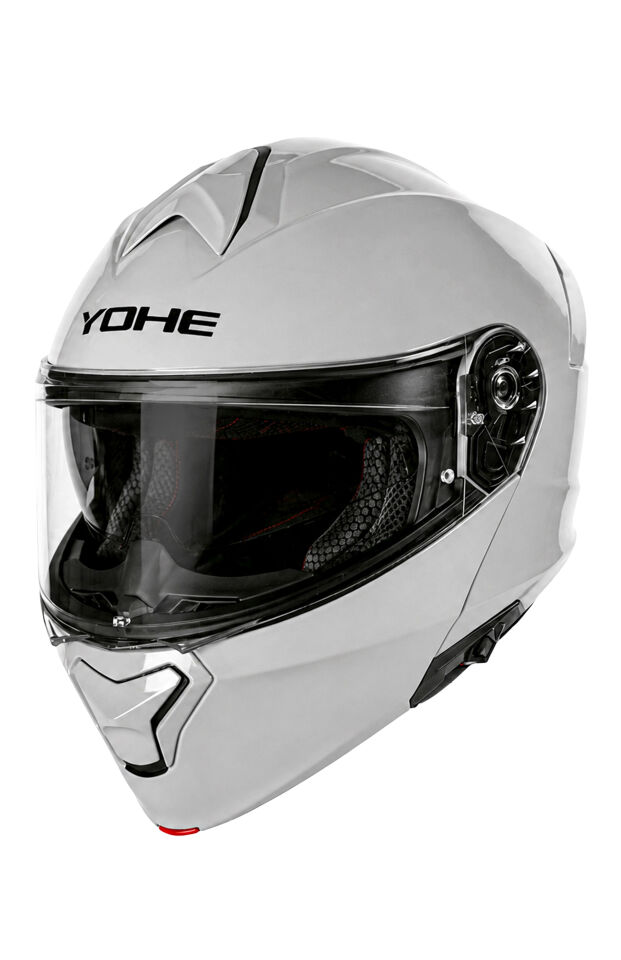 Yohe 935 Açık Gri Çene Açılır Kask