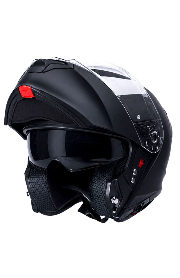 Yohe 935 Mat Siyah Çene Açılır Kask