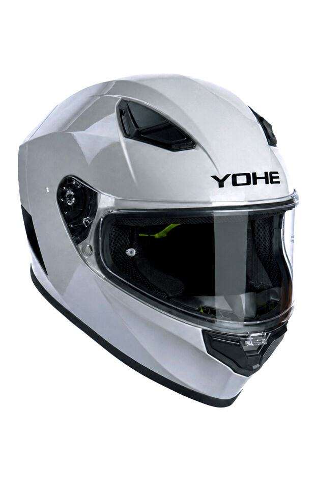 Yohe 988 Açık Gri Kapalı Kask