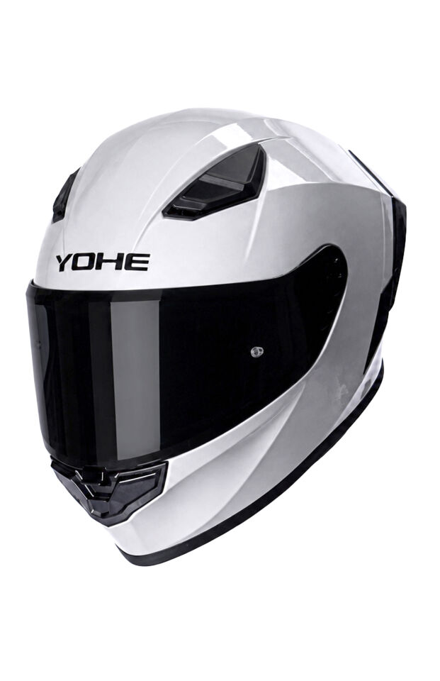 Yohe 988 Açık Gri Kapalı Kask