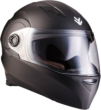 ARMOR HELMETS AF-77 Full Face Mat Siyah Motosiklet Kaskı