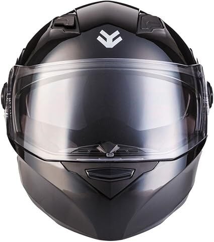 ARMOR HELMETS AF-77 Full Face Parlak Siyah Motosiklet Kaskı
