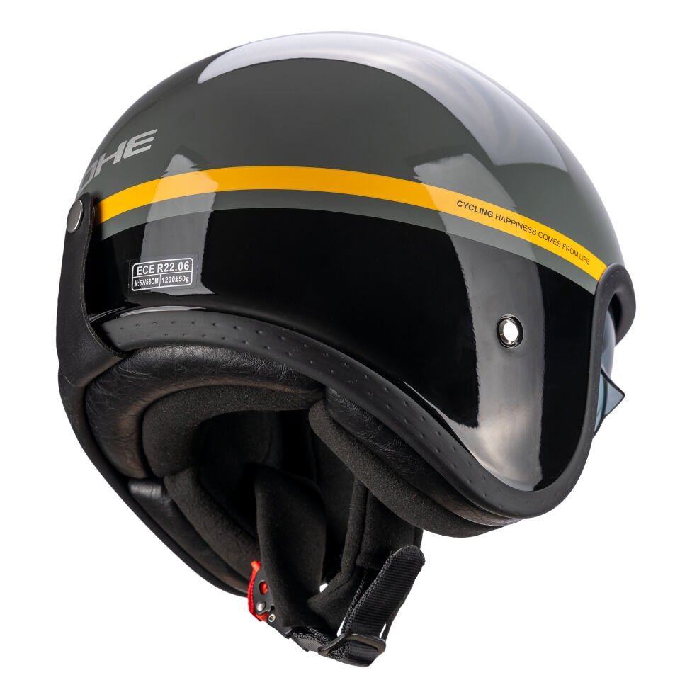 Yohe 880 Retro Motor Kaskı (Ece-22.06)