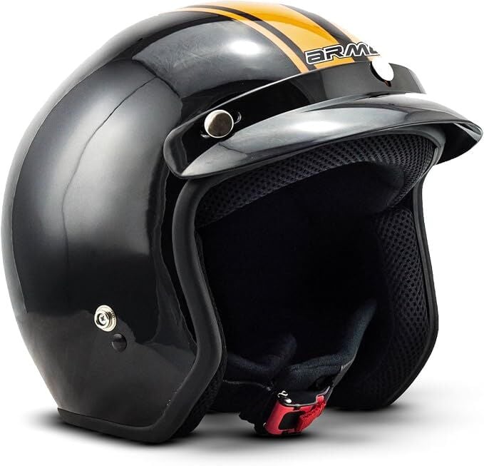 ARMOR HELMETS AV-47 Jokey Kask Siyah Turuncu