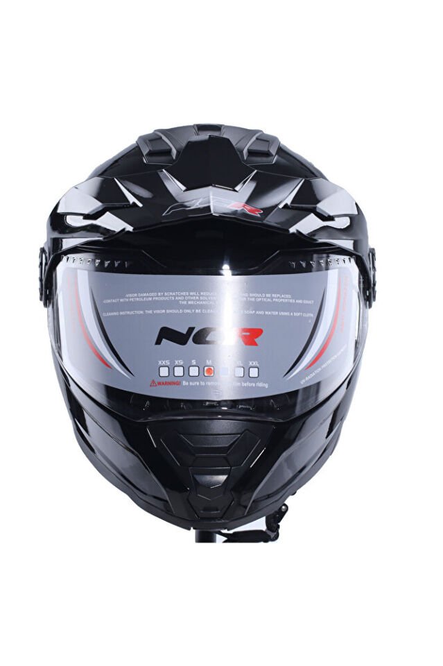 X-Cross Çene Açılır Kask (ECE-22.06) 68079297 165 Parlak Siyah - 2XL