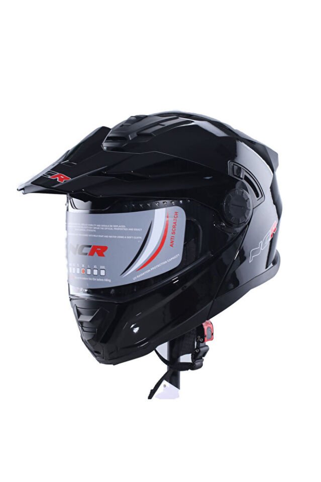 X-Cross Çene Açılır Kask (ECE-22.06) 68079297 165 Parlak Siyah - M