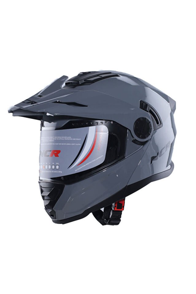 X-Cross Çene Açılır Kask (ECE-22.06) 68079297 165 Nardo Gri - 2XL