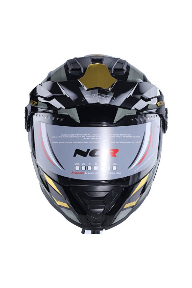 X-Cross Çene Açılır Kask (ECE-22.06) 68079297 165 Sarı Grafik - 2XL