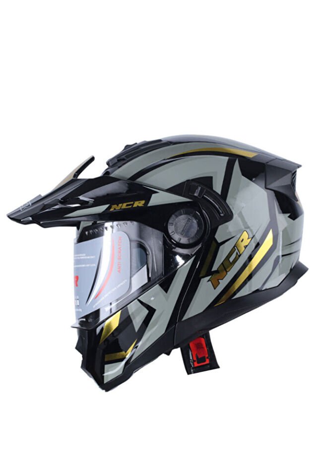 X-Cross Çene Açılır Kask (ECE-22.06) 68079297 165 Sarı Grafik - XL