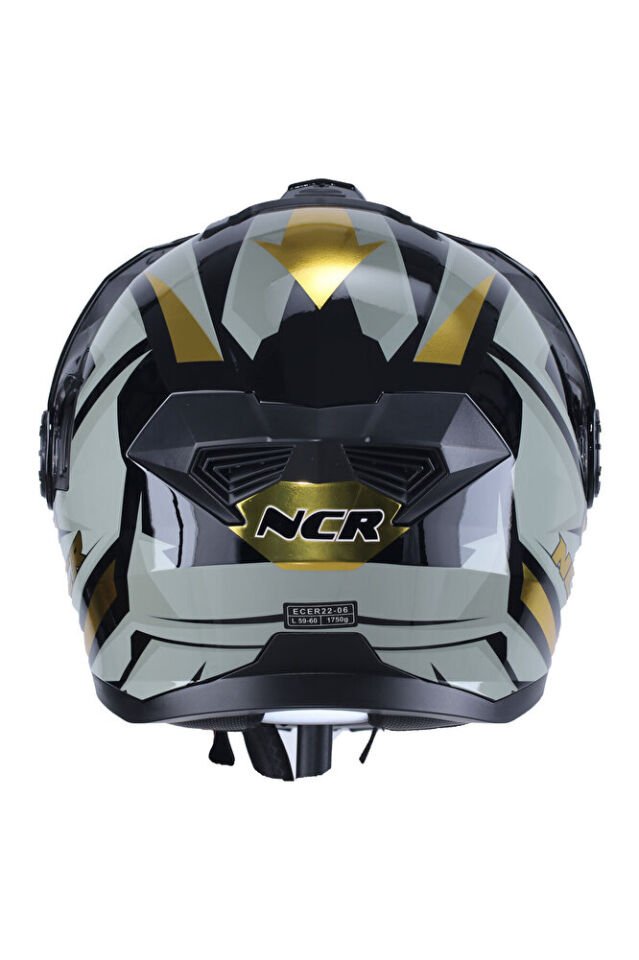 X-Cross Çene Açılır Kask (ECE-22.06) 68079297 165 Sarı Grafik - S
