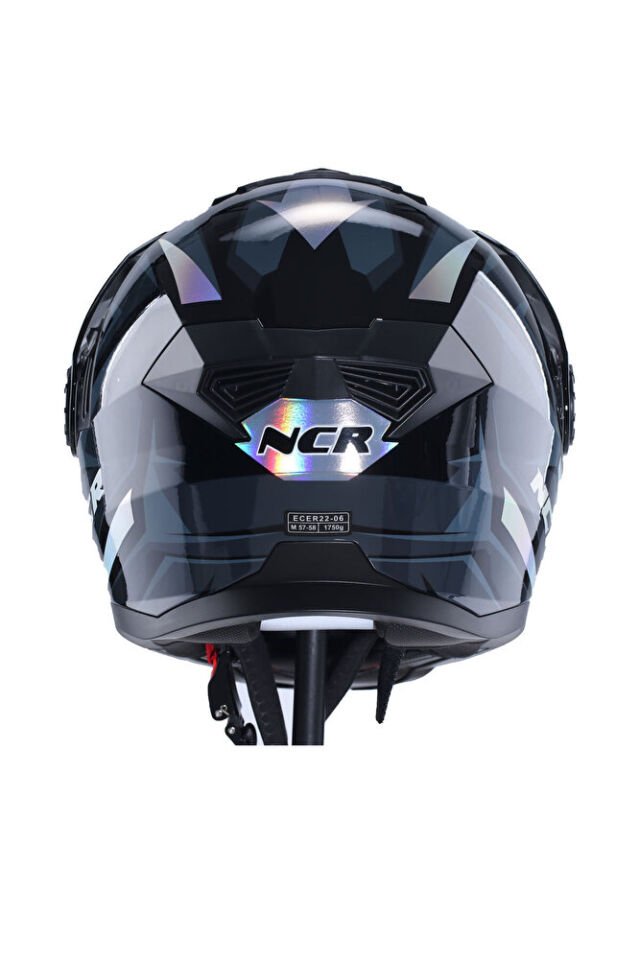 X-Cross Çene Açılır Kask (ECE-22.06) 68079297 165 Mavi Gri - 2XL