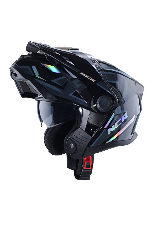 X-Cross Çene Açılır Kask (ECE-22.06) 68079297 165 Mavi Gri - S