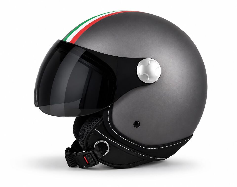 ARMOR HELMETS AV-84 İtaly Titan Çenesiz Motosiklet Kaskı