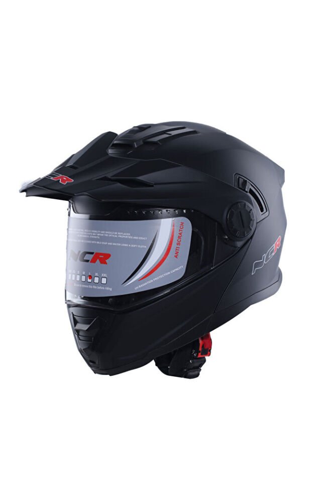 X-Cross Çene Açılır Kask (ECE-22.06) 68079297 165 Mat Siyah - S