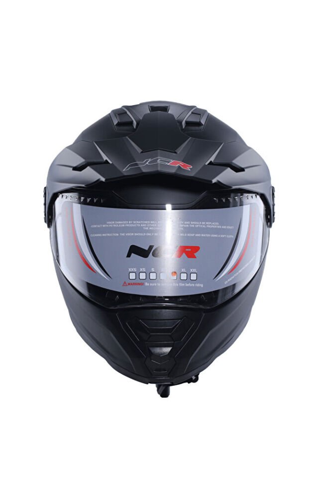 X-Cross Çene Açılır Kask (ECE-22.06) 68079297 165 Mat Siyah - XL