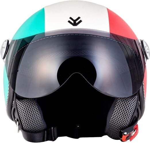 ARMOR HELMETS AV-84 İtaly Vintage Çenesiz Motosiklet Kaskı