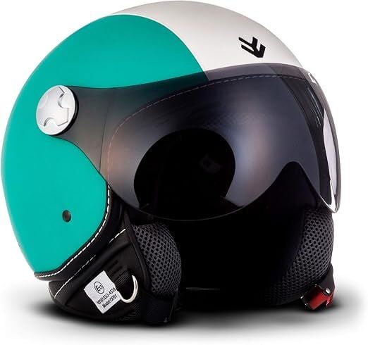 ARMOR HELMETS AV-84 İtaly Vintage Çenesiz Motosiklet Kaskı